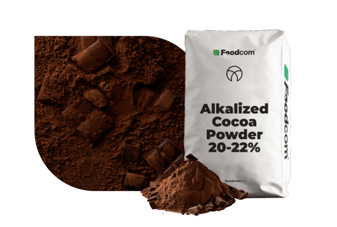 alkalized cocoa powder 20-22%