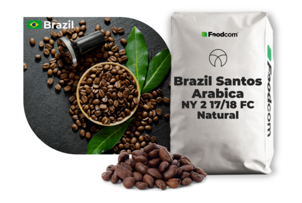 Brazil Santos Arabica NY 2 17/18 Fine Cup Natural Washed