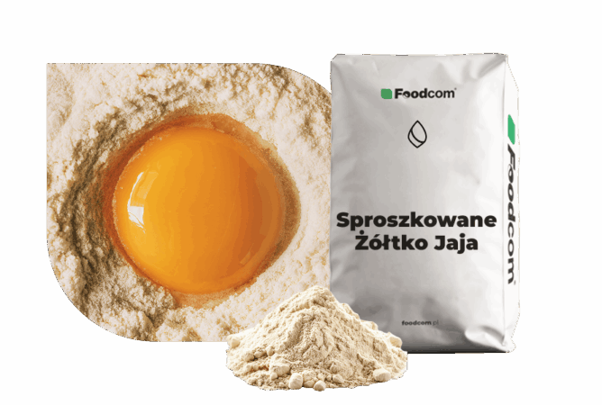 sproszkowane zoltko jaja