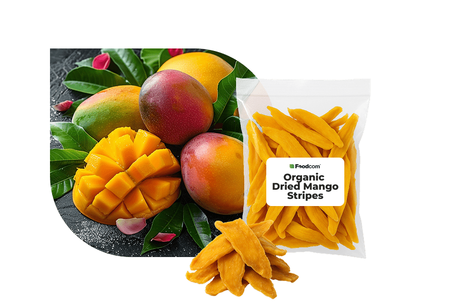Getrocknete Bio-Mango-Streifen Getrocknete Bio-Mango-Streifen