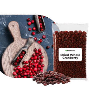 Mirtillo rosso essiccato intero