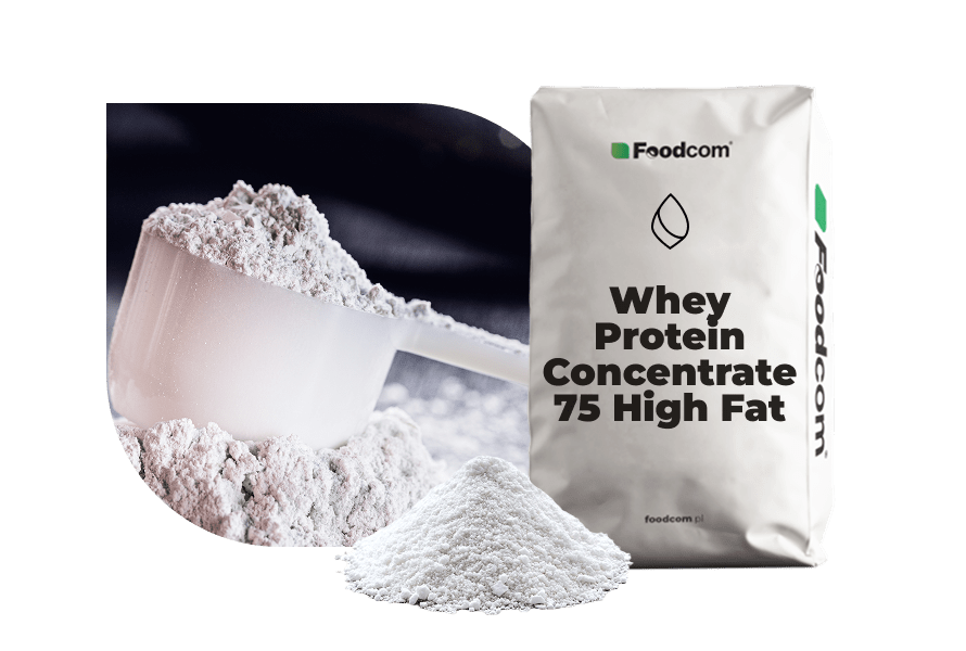 Molkenproteinkonzentrat 75 mit hohem Fettgehalt Molkenproteinkonzentrat 75 mit hohem Fettgehalt