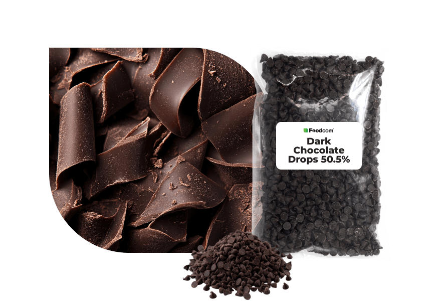 Dark Chocolate Drops 50.5% Dark Chocolate Drops 50.5%