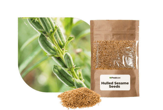 hulled sesame seeds