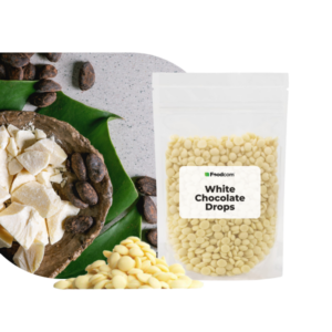 Gocce di cioccolato bianco
